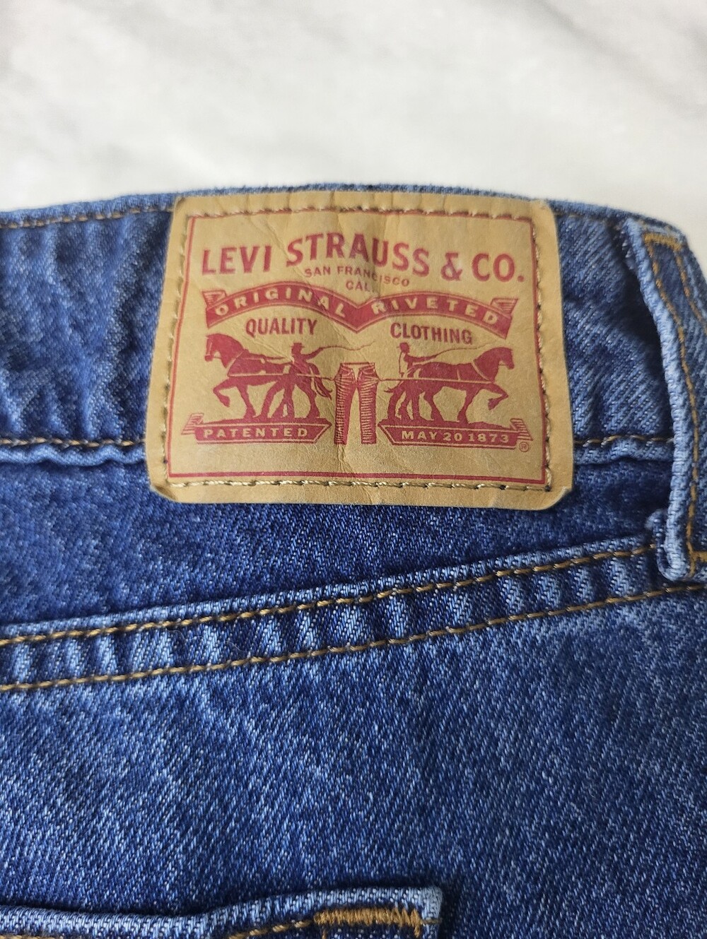 Levi's Superlow Wide Leg Blue Jeans. Ladies Size 31 - Picture 15 of 16